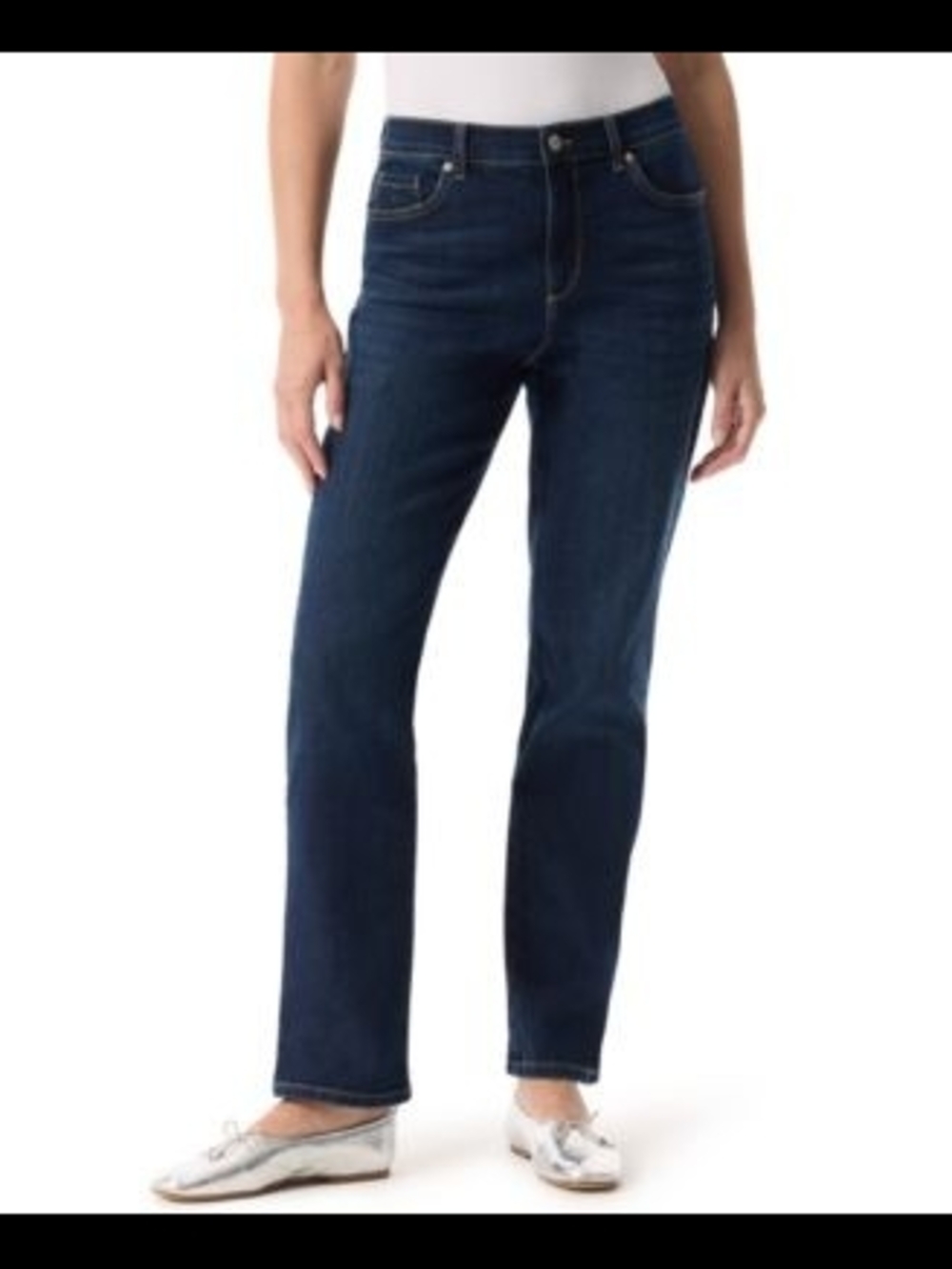 Vintage 90s Gloria Vanderbilt Amanda-style Dark Jeans